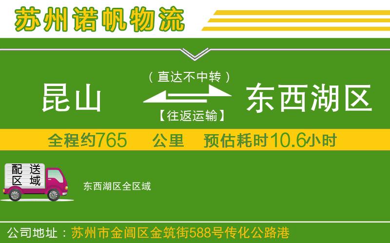 昆山到東西湖區(qū)物流公司