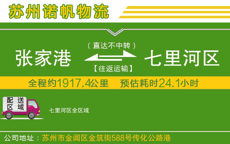 張家港到七里河區(qū)物流公司